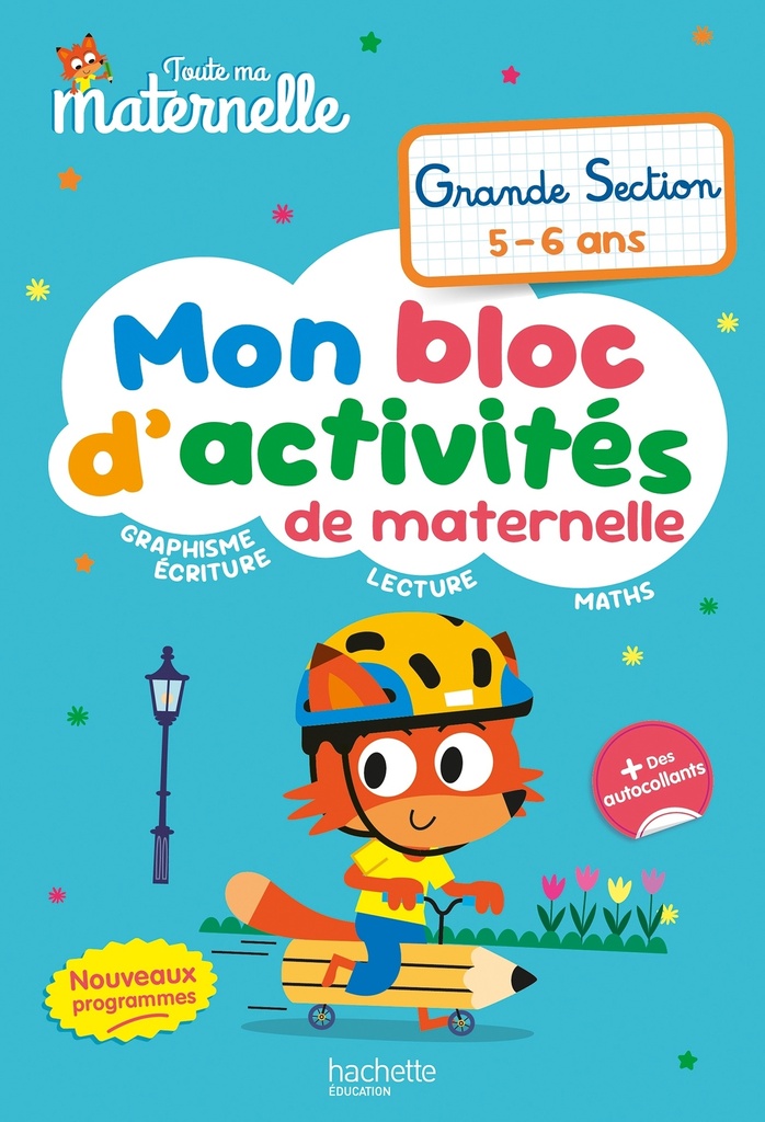 [9782017361053] Toute ma maternelle - Mon bloc d'activités de maternelle - Grande Section (nouveaux programmes)