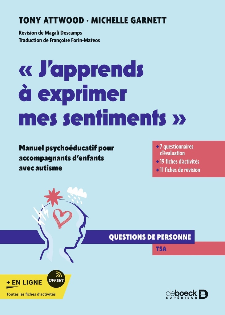[9782807365872] J'apprends à exprimer mes sentiments