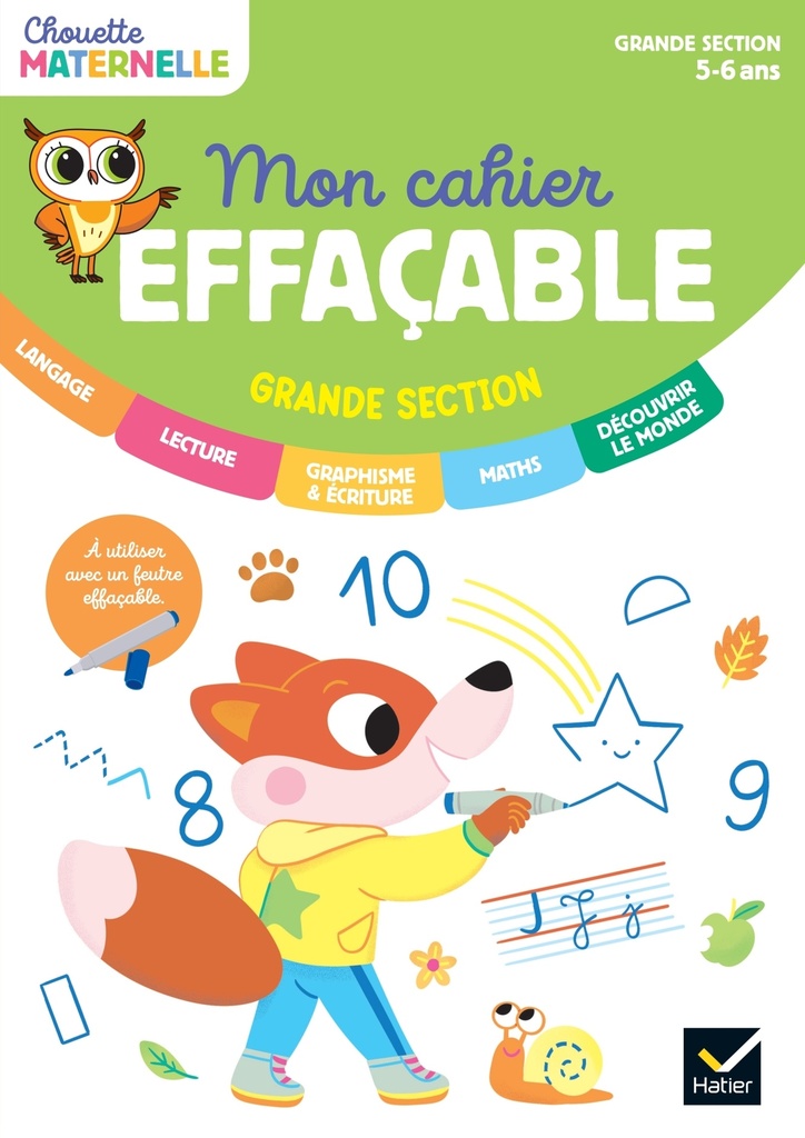 [9782401122420] Mon cahier effaçable - Grande Section