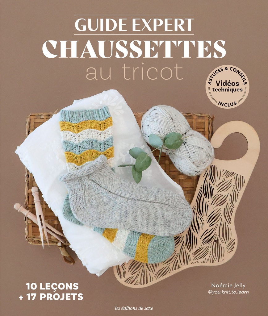 [9782756541587] Guide expert : Chaussettes au tricot