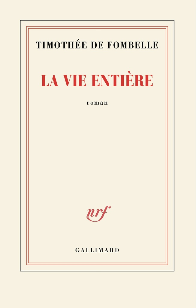 [9782073132543] La vie entière