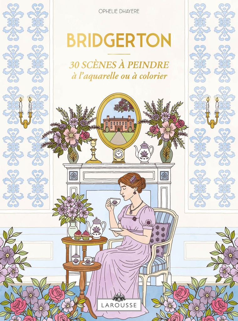 [9782036070677] Bridgerton - 30 scènes à peindre à l'aquarelle ou à colorier