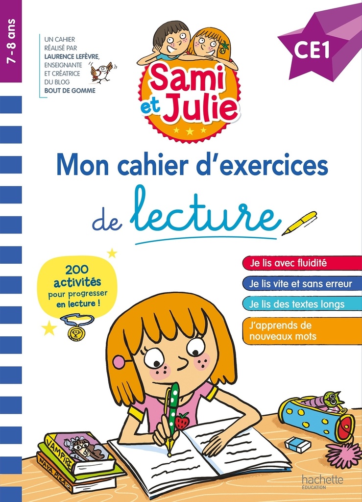[9782017361183] Sami et Julie CE1 - Mon cahier d'exercices de lecture