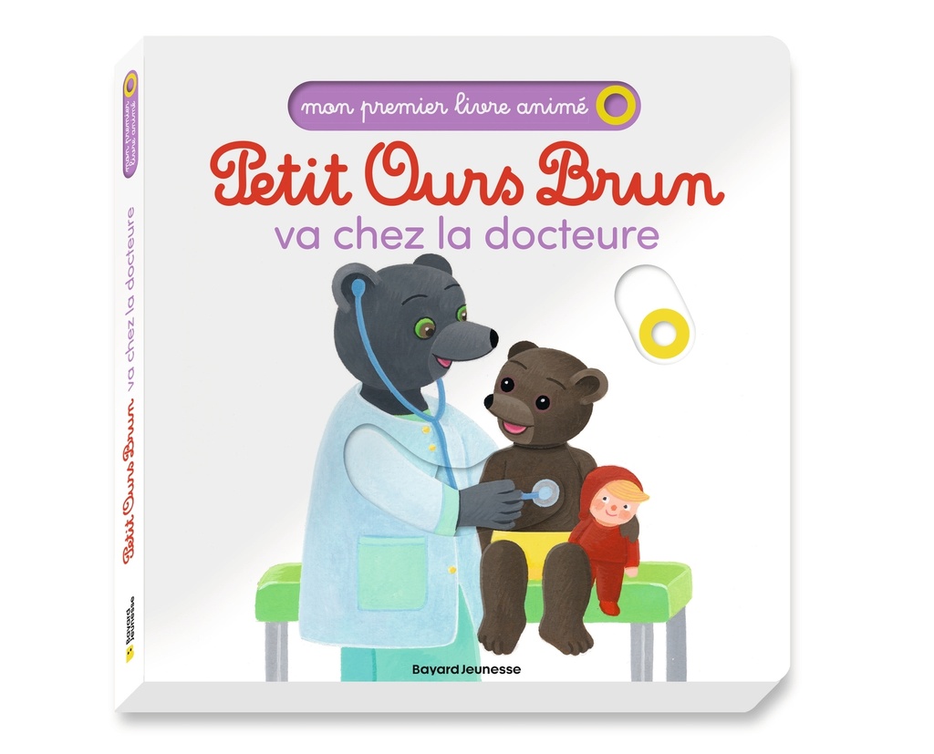 [9791036358760] Petit Ours Brun va chez la docteure - Mon premier livre animé - Dès 1 an
