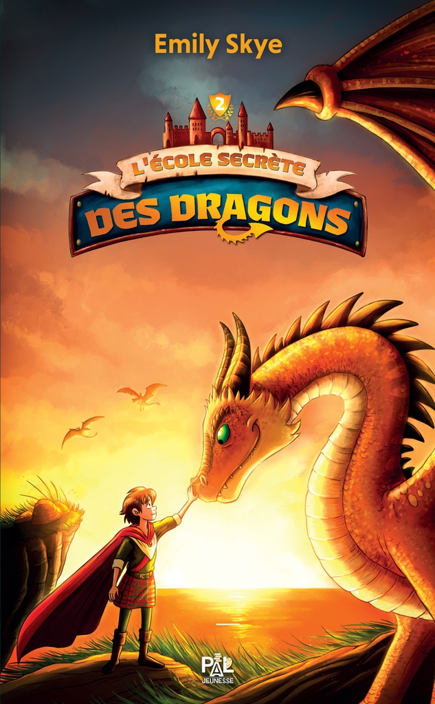 [9782385651138] L'École secrète des dragons - Tome 02 Le Dragon aux cornes d'argent (poche)