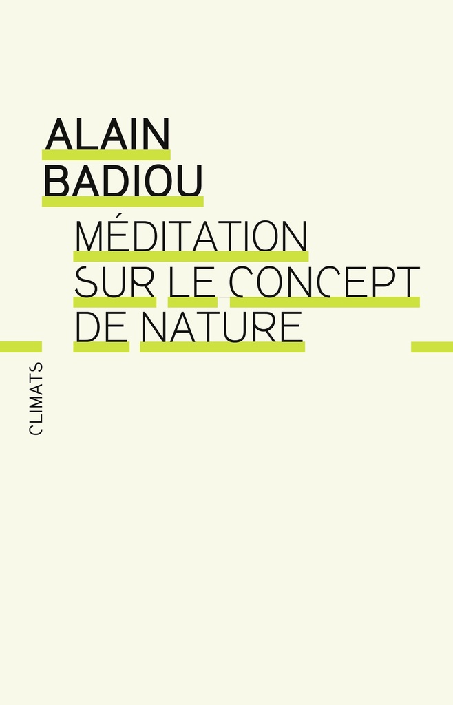 [9782080509734] Méditation sur le concept de nature