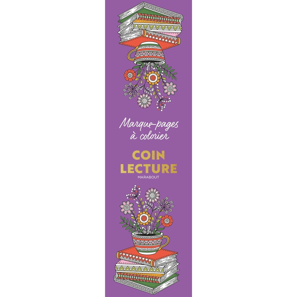 [9782501199568] Marque-pages à colorier - Coin lecture
