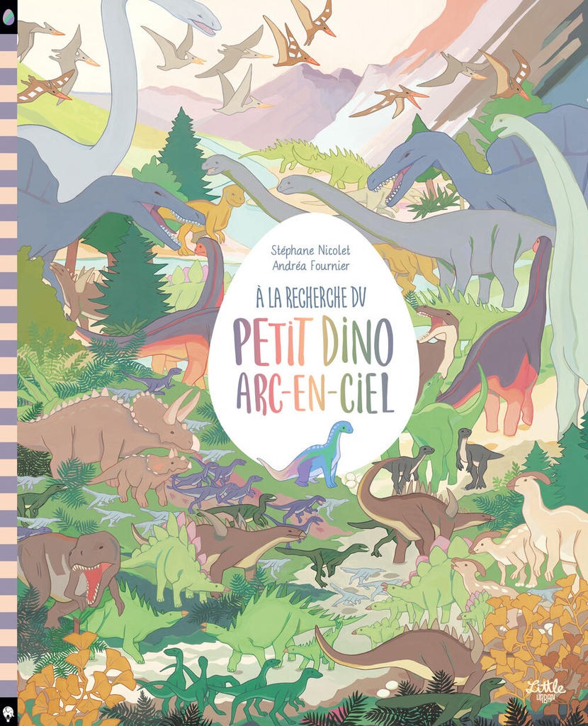 [9782374086781] À la recherche du petit dino arc-en-ciel