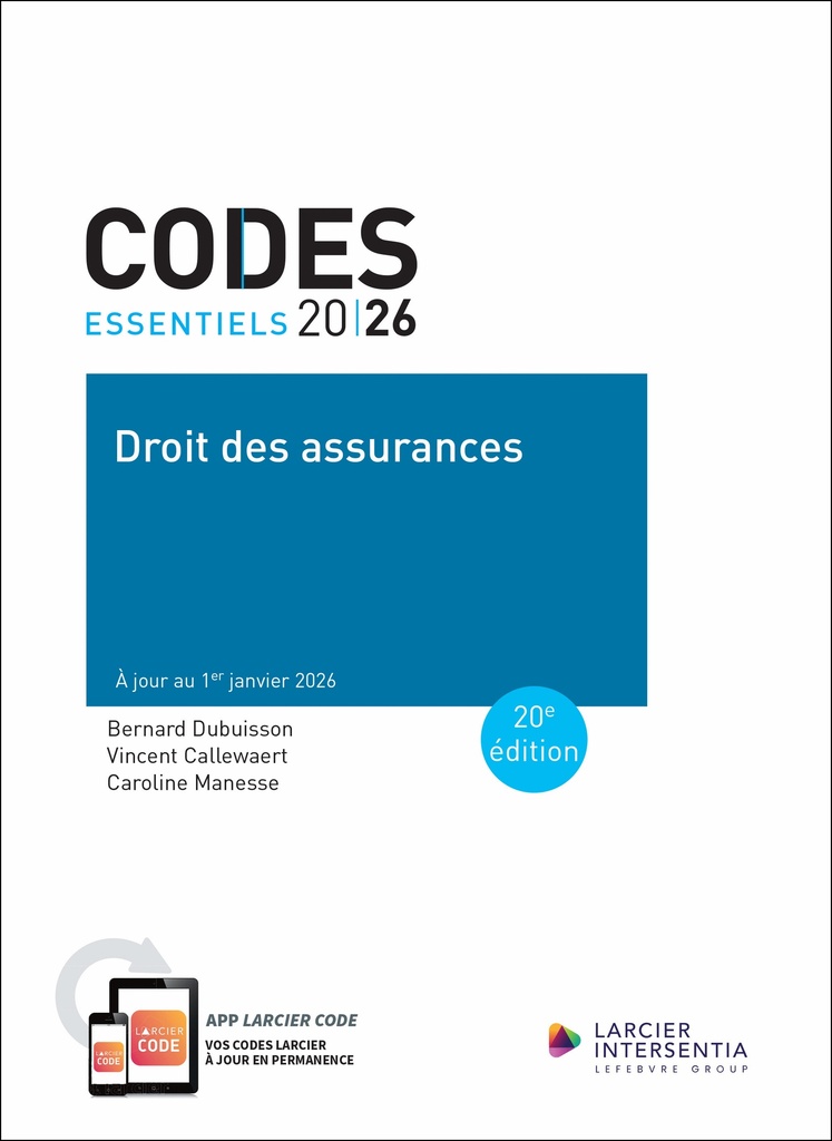 [9782807952294] Code essentiel - Droit des assurances 2026