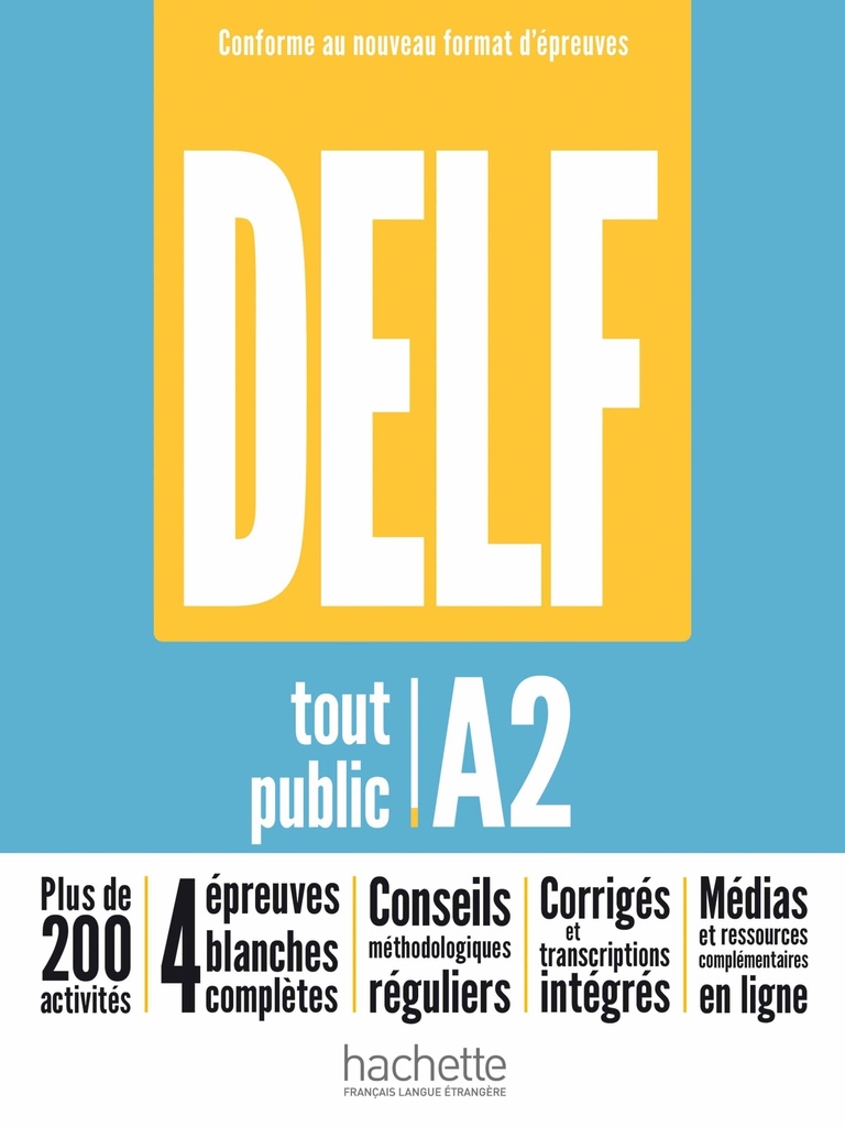 [9782017199526] DELF tout public - Nouveau format d'épreuves (A2)