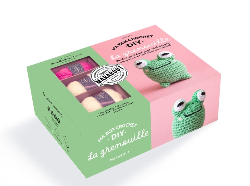 [9782501196901] Ma box crochet DIY La grenouille Apily