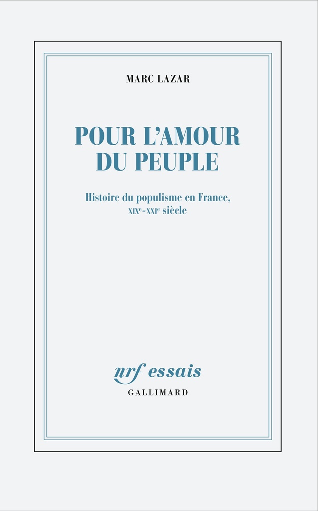 [9782070141975] Pour l'amour du peuple