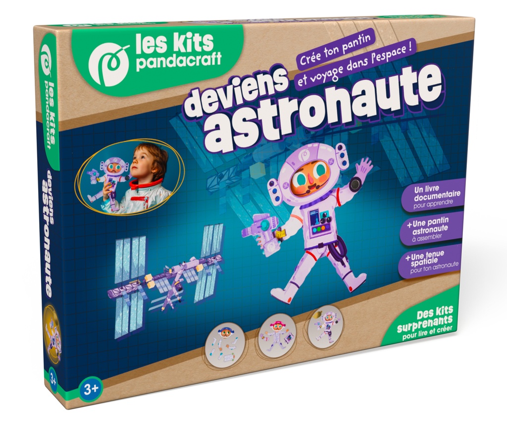 [9782492898594] Deviens astronaute - Kit Pandacraft dès 3 ans