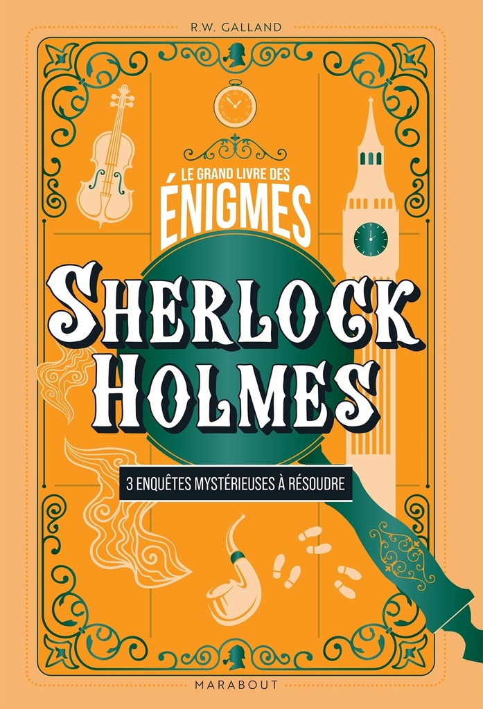 [9782501198042] Le Grand livre des énigmes - Sherlock Holmes