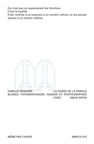[9791097960711] Camille Pageard La DurEe de la parole /franCais