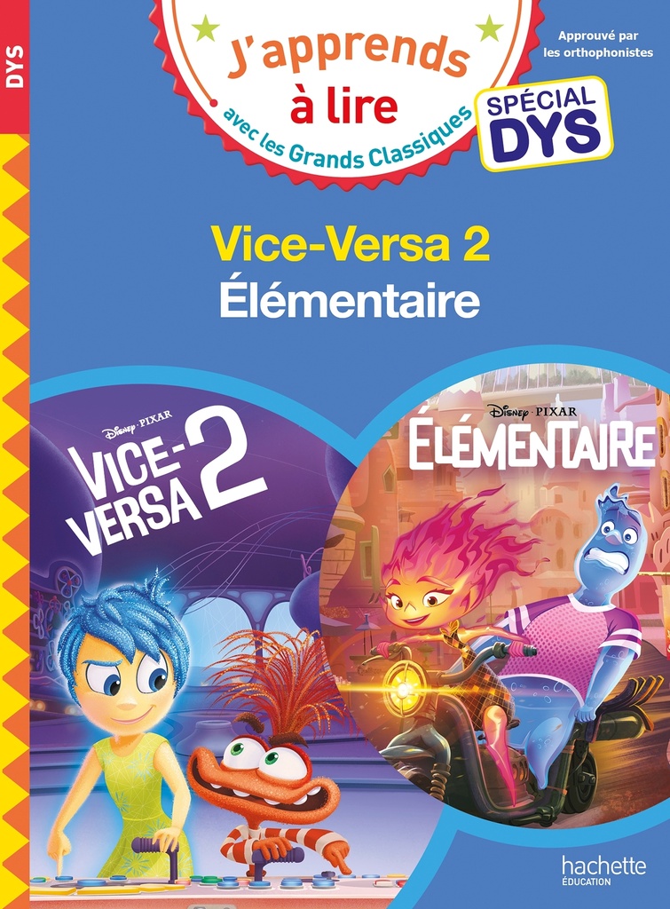 [9782017361206] Disney - Elémentaire / Vice Versa 2 - Spécial DYS (dyslexie)