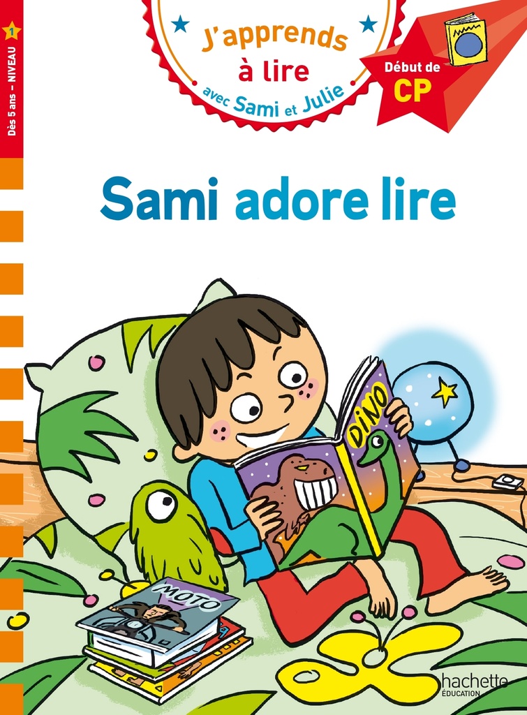 [9782017330653] Sami et Julie CP Niveau 1  Sami adore lire