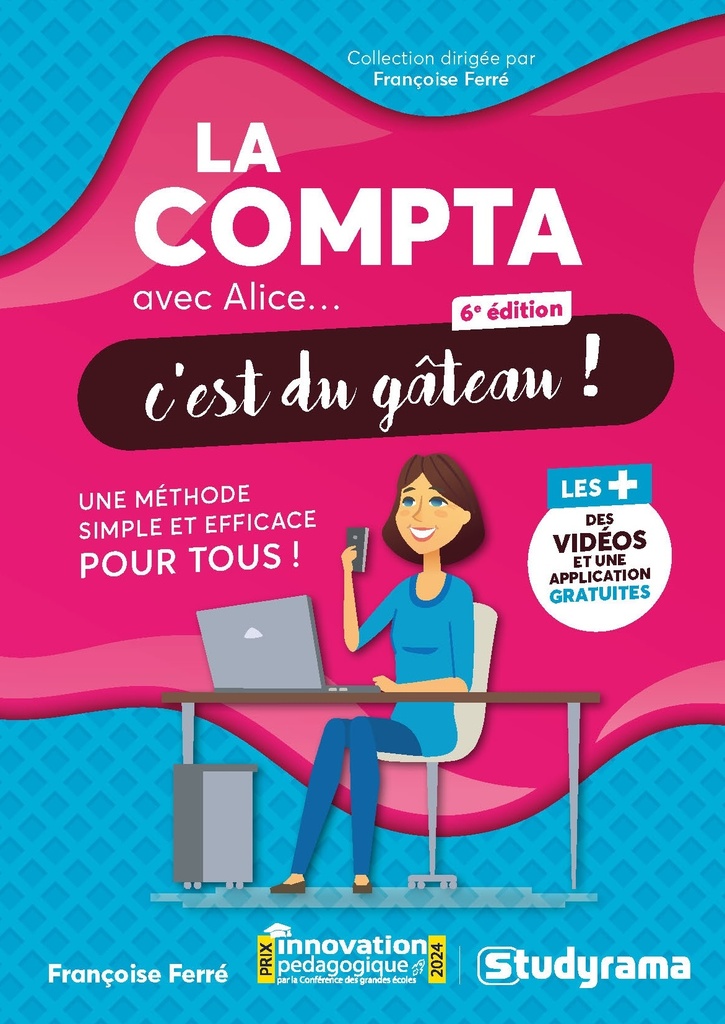 [9782759059409] La compta avec Alice, c'est du gâteau !