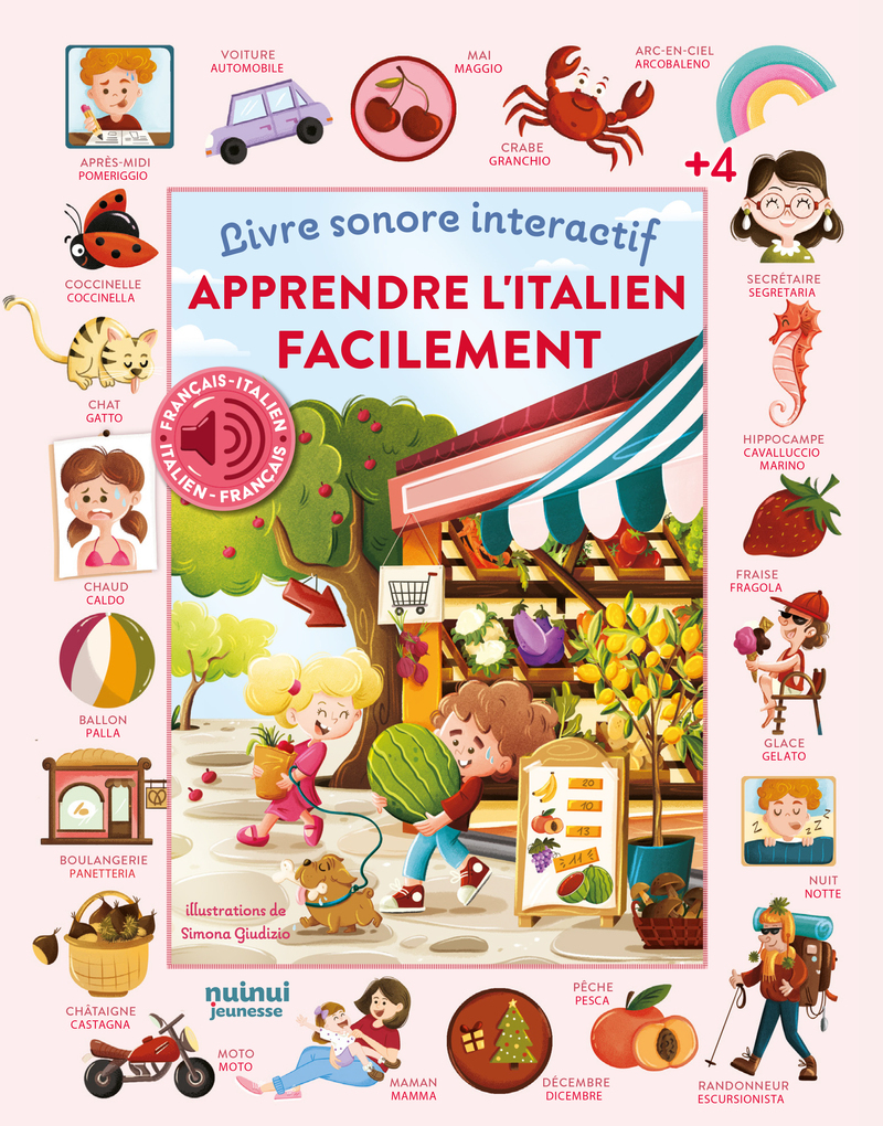 [9782889574483] Apprendre l'italien facilement - Livre sonore interactif