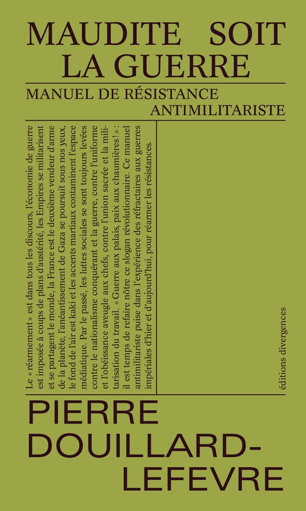 [9791097088941] Maudite soit la guerre