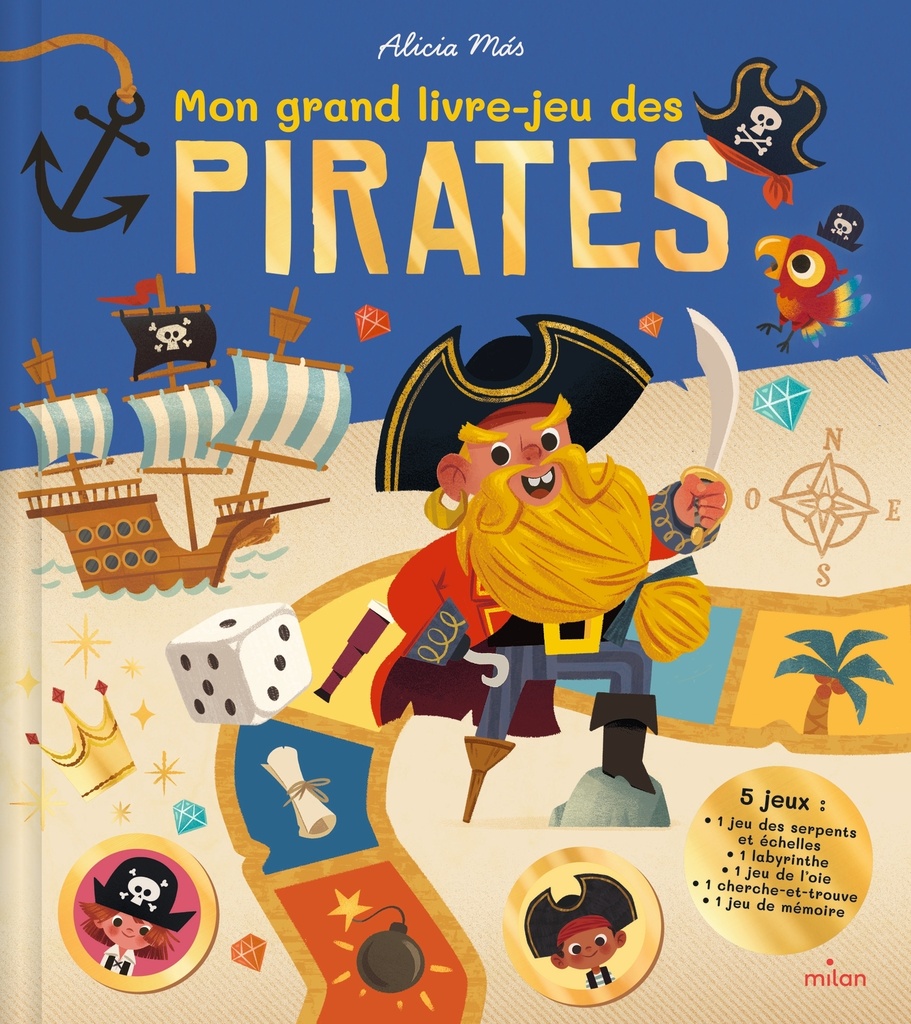 [9782408060206] Mon grand livre-jeu des pirates