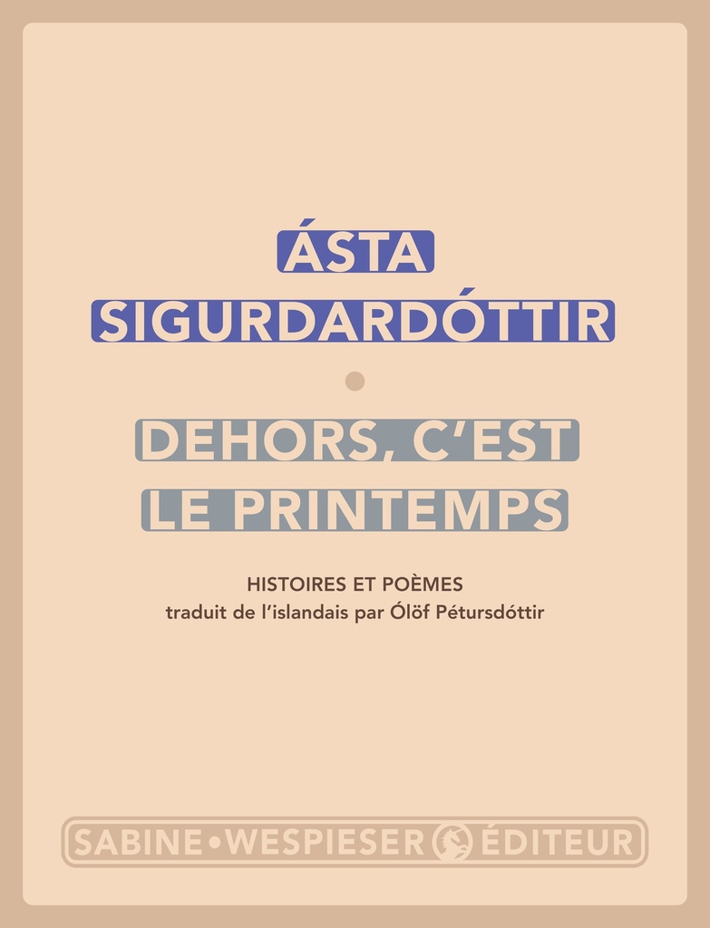 [9782848056029] Dehors, c'est le printemps