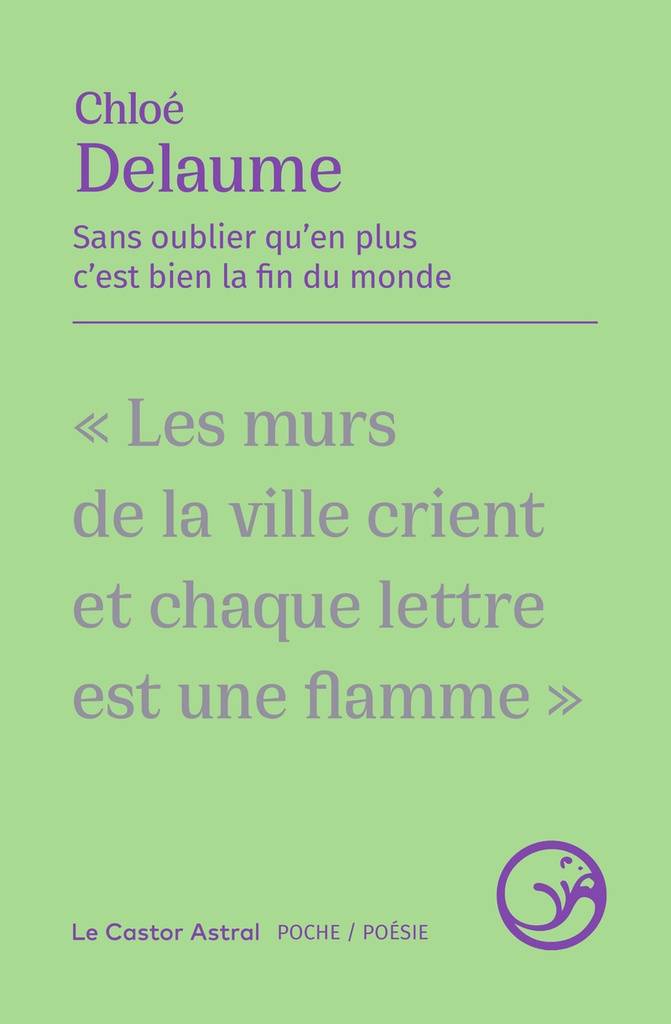 [9791027808311] Sans oublier qu'en plus c'est bien la fin du monde