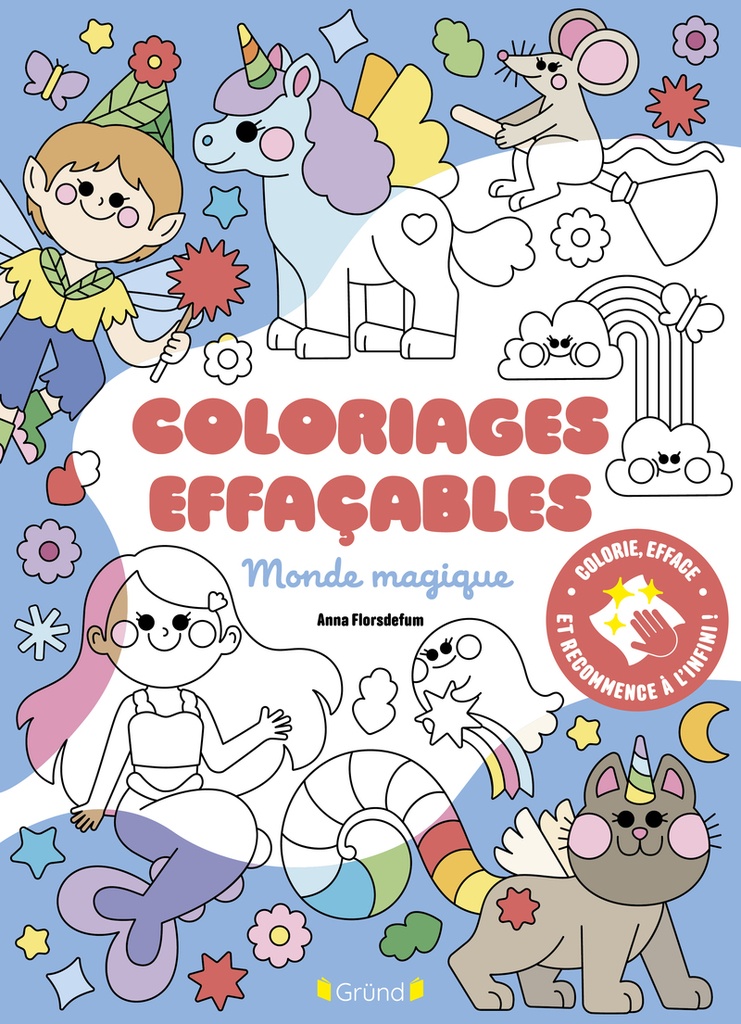 [9782324037955] Coloriages effaçables - Monde magique