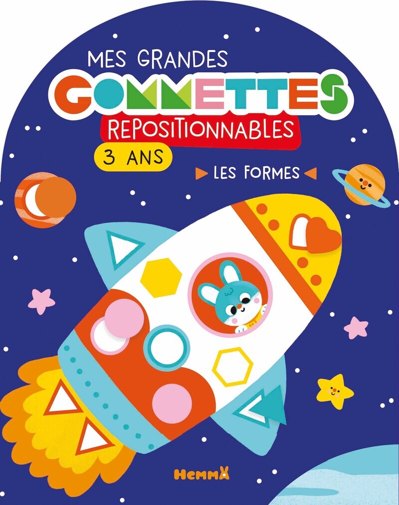[9782508062643] Mes grandes gommettes repositionnables - 3 ans - Les formes