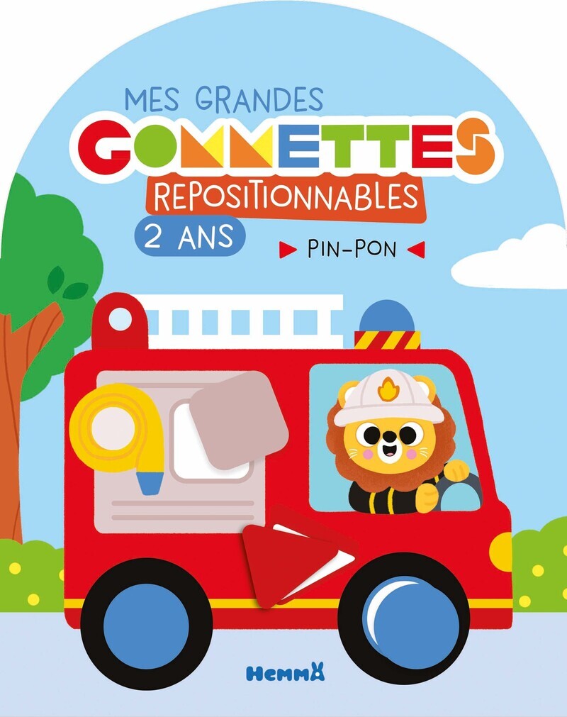 [9782508062636] Mes grandes gommettes repositionnables - 2 ans - Pin-Pon