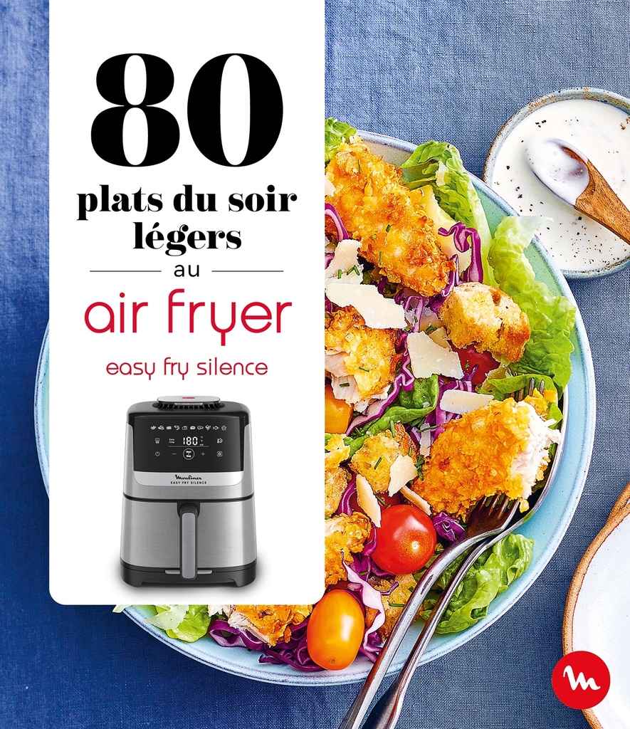 [9782036080393] 80 plats du soir légers au Air Fryer - Easy Fry Silence