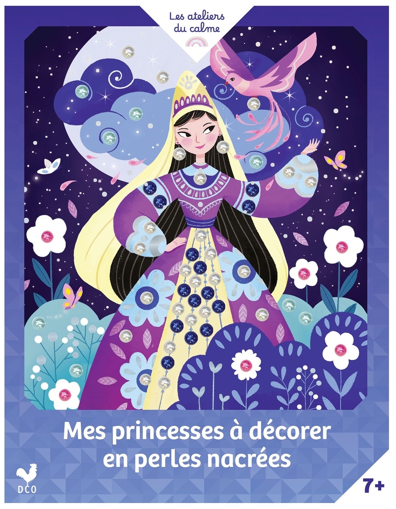 [9782017347262] Mes princesses à décorer en perles nacrées - pochette avec accessoires