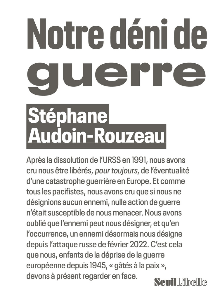 [9782021614282] Notre déni de guerre