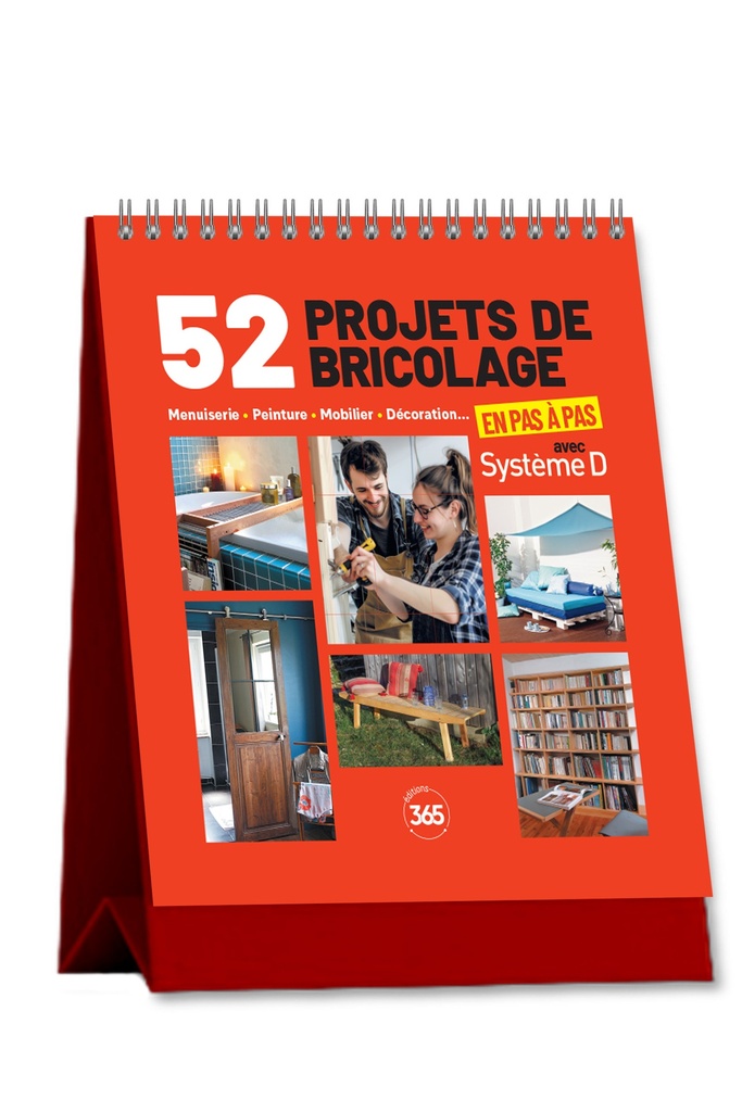 [9782383828228] 52 projets de bricolage en pas à pas avec Système D