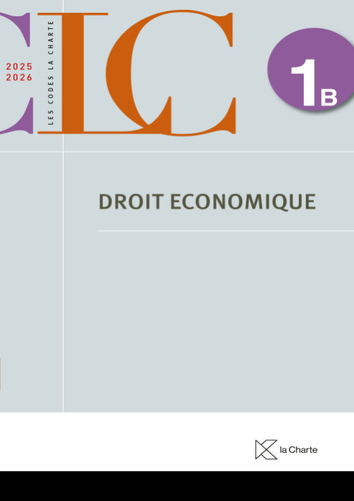 [9782874036989] CODE LA CHARTE 1B – Droit Economique 2025-2026