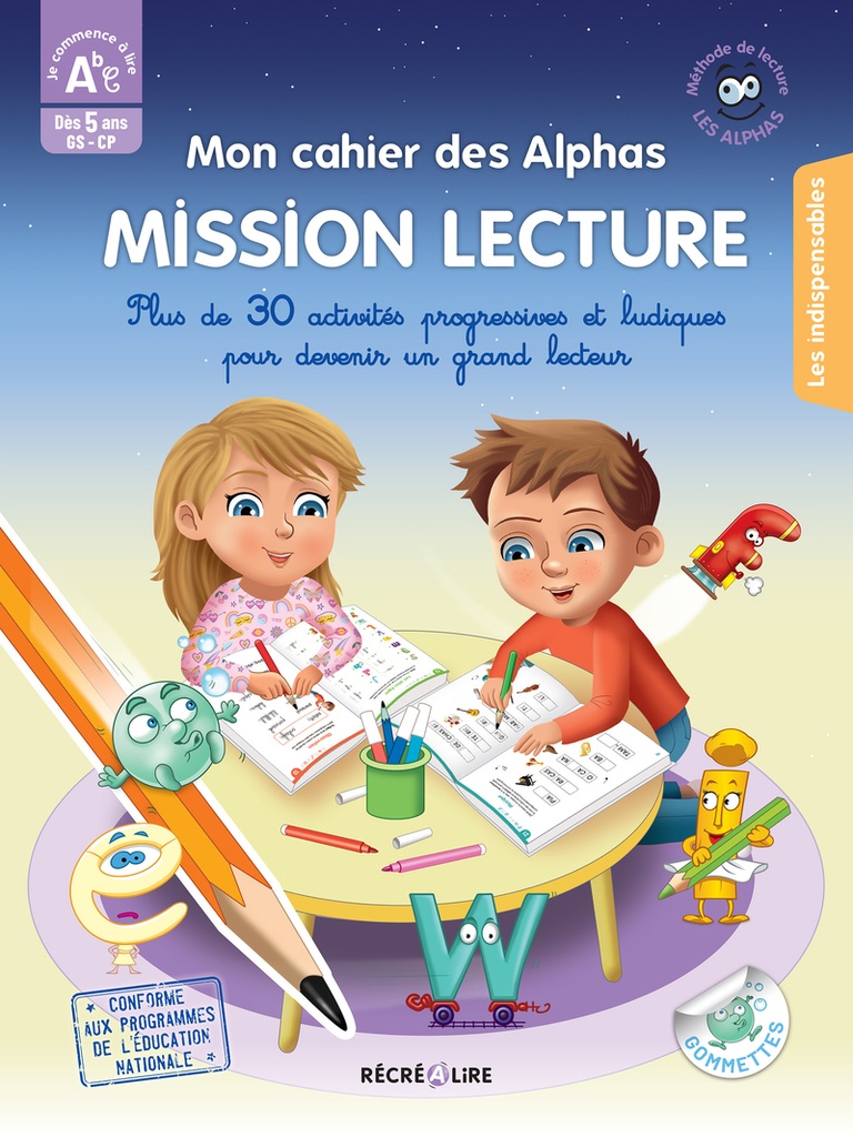 [9782366472066] Mon cahier des Alphas - Mission Lecture