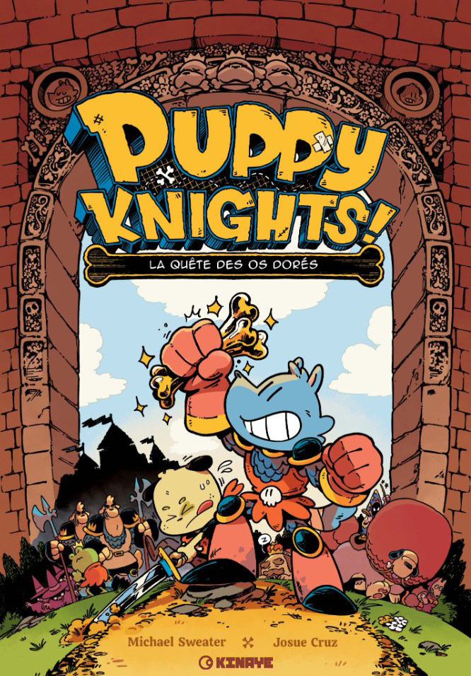 [9782357992429] Puppy Knights - Tome 1 - La quête des os dorés