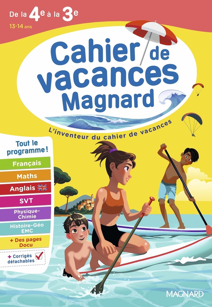 [9782210784550] Cahier de vacances 2026, de la 4e vers la 3e