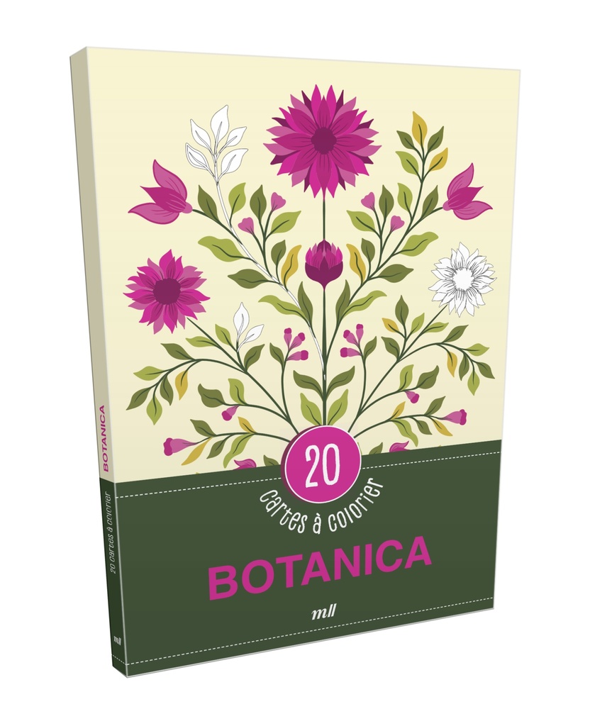 [9791070150399] Botanica - 20 cartes à colorier