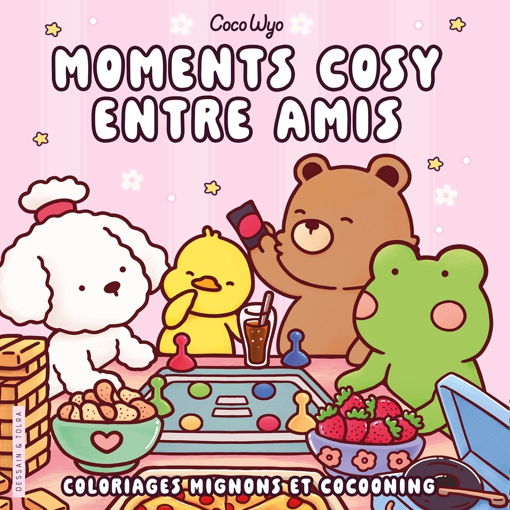 [9782295017581] Coco Wyo - Moments cosy entre amis - Coloriages mignons et cocooning - Cosy colo
