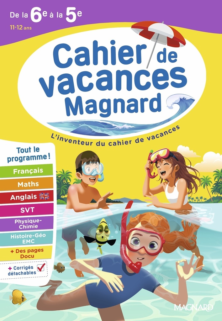 [9782210784536] Cahier de vacances 2026, de la 6e vers la 5e