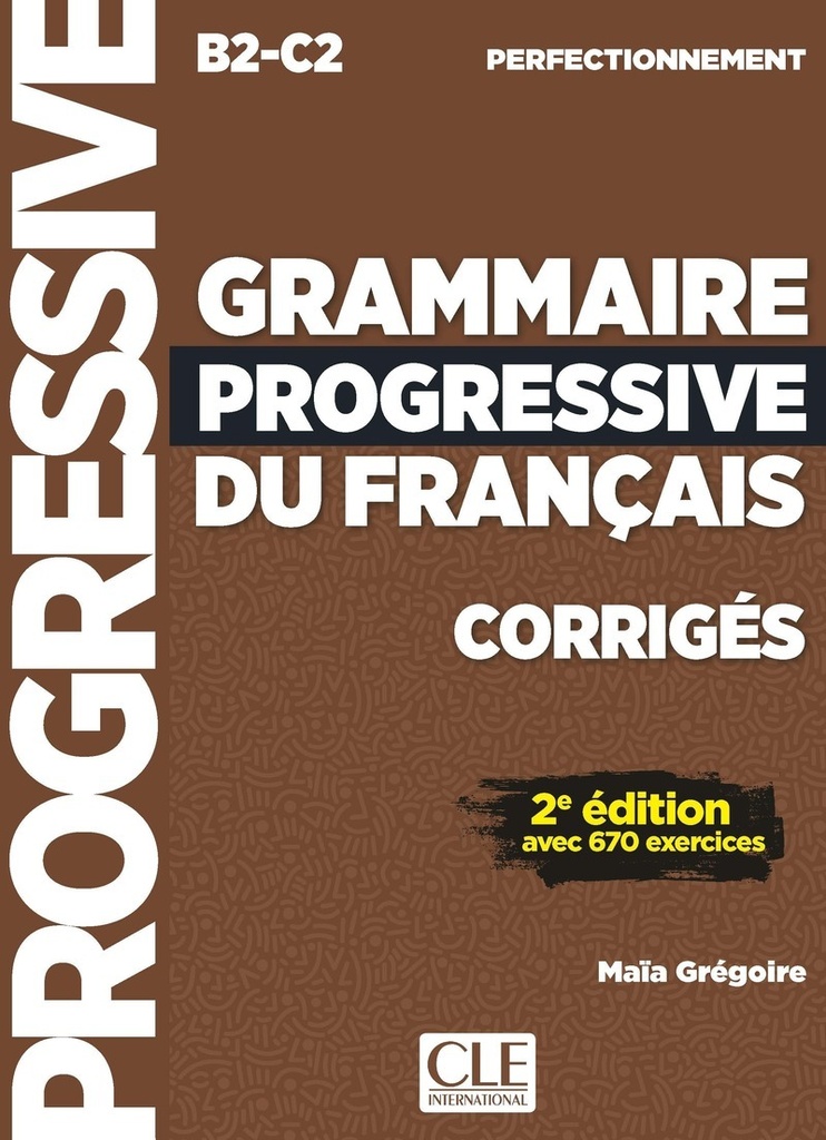 [9782090398960] Corrigés Grammaire progressive niveau perfectionnement nelle édition