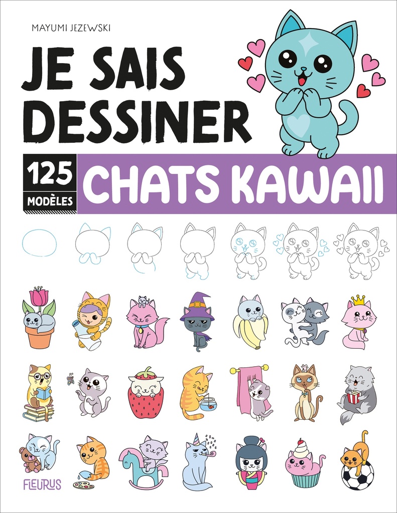 [9782215201885] Chats kawaii. 125 modèles