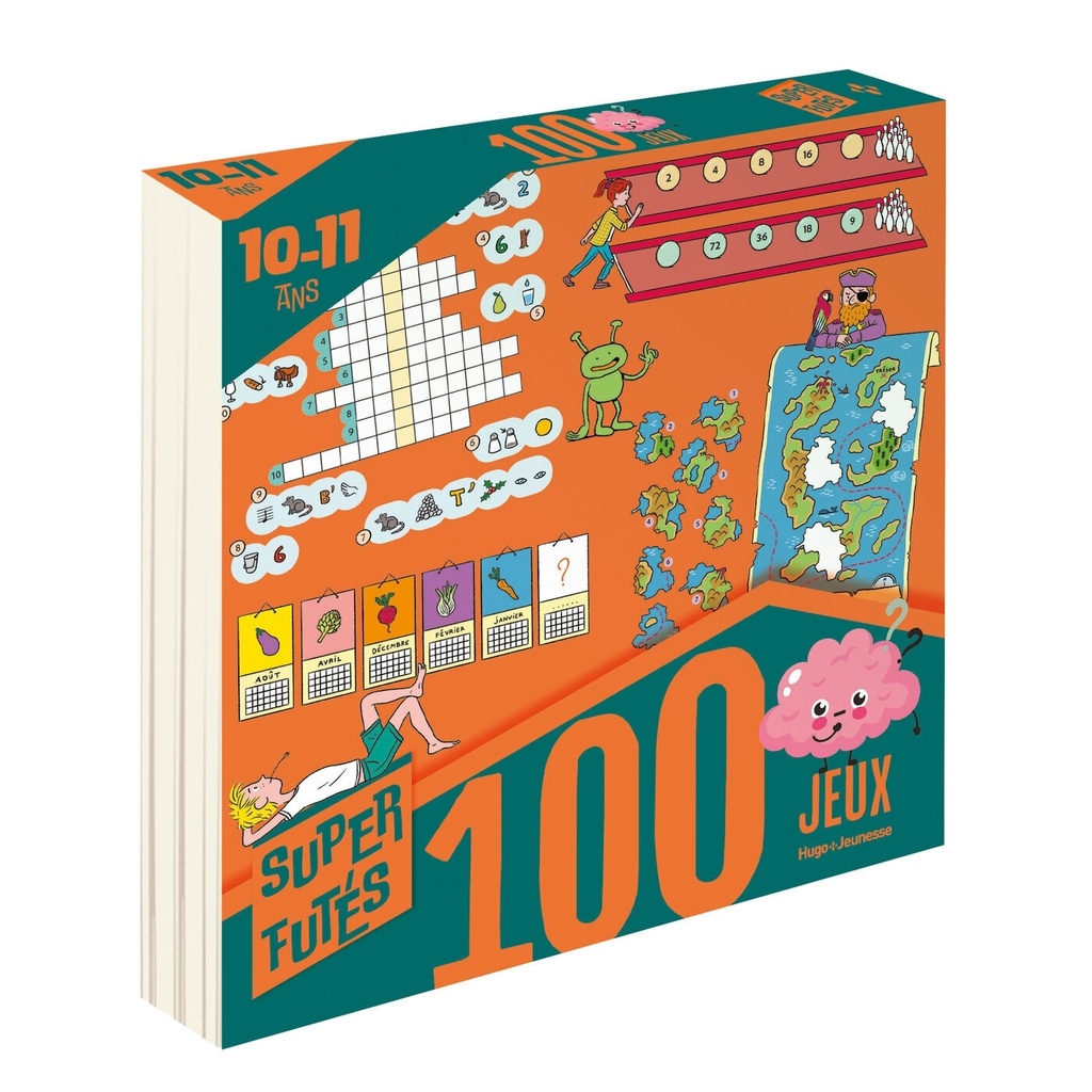 [9791042903749] 100 jeux pour Super Futés 10-11 ans - CM2