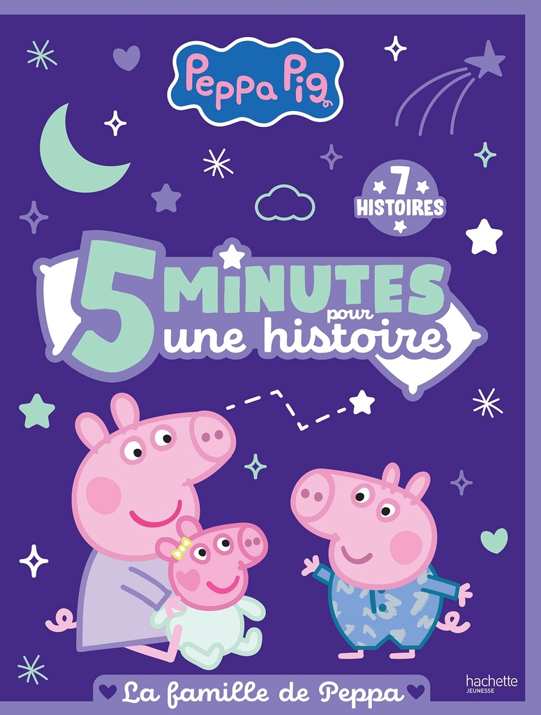 [9782017282181] Peppa Pig - 5 minutes pour une histoire - La famille de Peppa