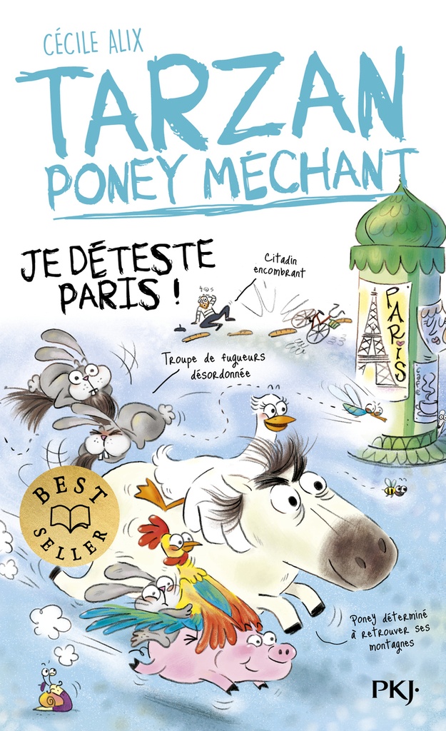 [9782266356114] Tarzan poney méchant - Je déteste Paris !