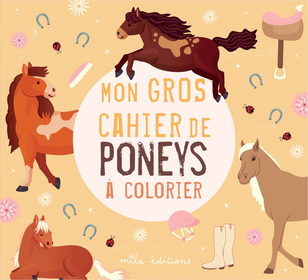 [9782378793111] Mon gros cahier de poneys à colorier