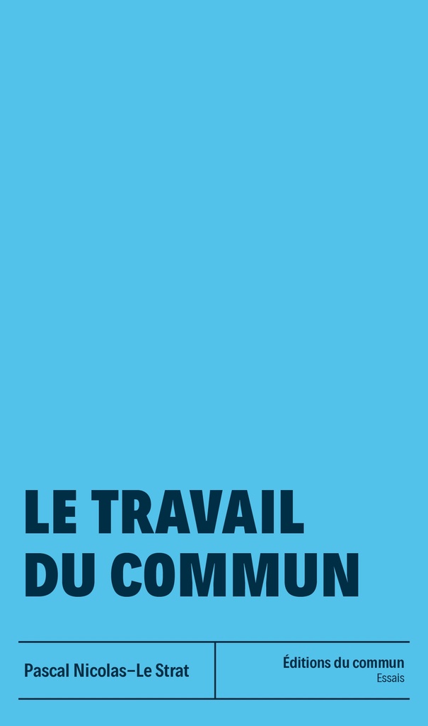 [9791095630944] Le Travail du commun (NED 2026)