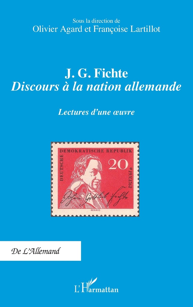 [9782336568300] J. G. Fichte - Discours à la nation allemande