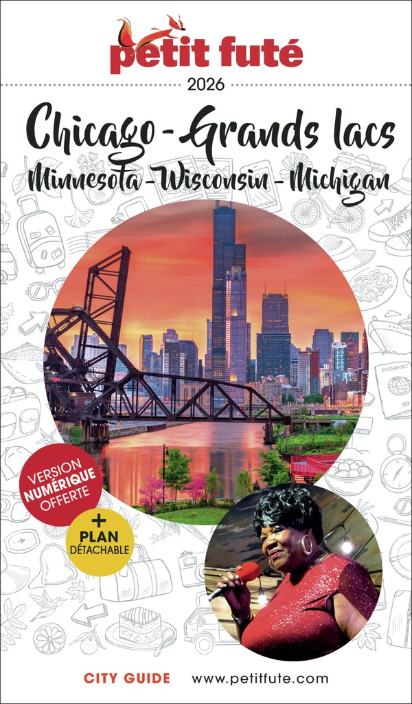 [9782305089638] Guide Chicago - Grands Lacs 2026/2027 Petit Futé: Minnesota - Wisconsin - Michigan